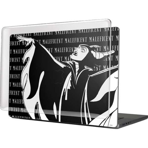 Disney Villains Maleficent Black and White MacBook Cases